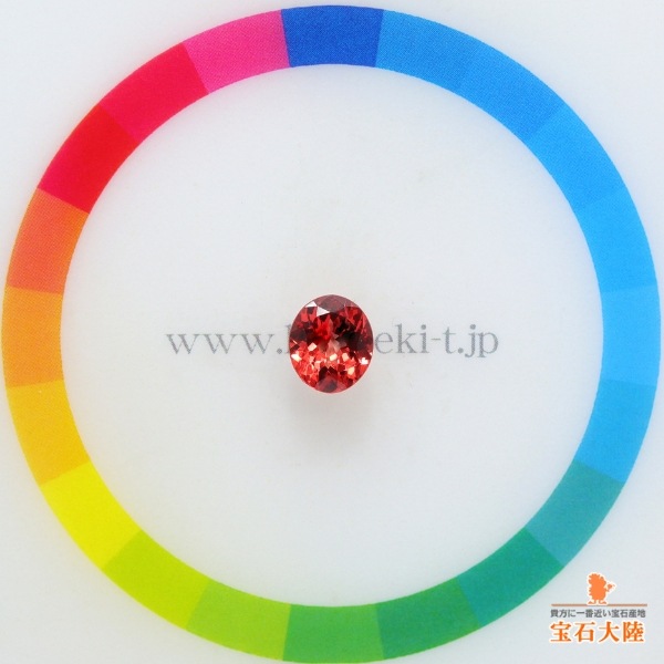 天然スピネル 1.01ct 【オレンジニッシュレッド】ミャンマー