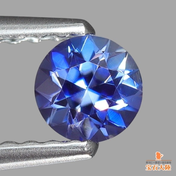 天然ベニトアイト 0.32ct 【美濃色ブルー】 ラウンド ジェムクオリティー ※オーダー限定