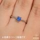 天然ベニトアイト 0.32ct 【美濃色ブルー】 ラウンド ジェムクオリティー ※オーダー限定
