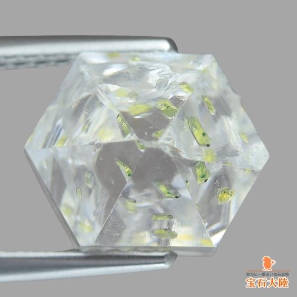 天然オイルインクォーツ 5.03ct 【動く気泡】 ラフ パキスタン