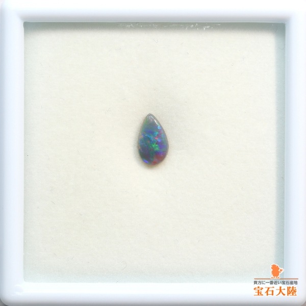 天然ブラックオパール 0.62ct 【マルチ遊色】 Allawah鉱区