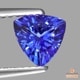 天然タンザナイト 0.87ct 【美パープリシュブルー】 トリリアント