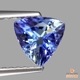 天然ゾイサイト 0.83ct 【マルチブルー】 トリリアントカット