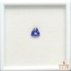 天然ゾイサイト 0.83ct 【マルチブルー】 トリリアントカット