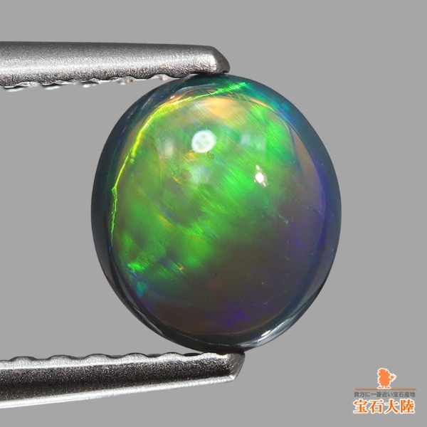 インスタLIVE】天然ブラックオパール 0.65ct 【キャッツアイ】 美品 日