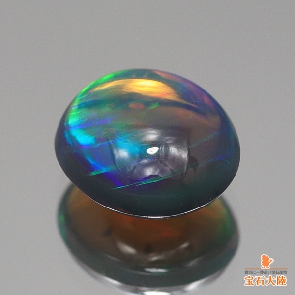 インスタLIVE】天然ブラックオパール 0.65ct 【キャッツアイ】 美品 日