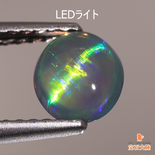インスタLIVE】天然ブラックオパール 0.65ct 【キャッツアイ】 美品 日