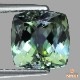 天然ゾイサイト 3.59ct 【魅惑のブルーグリーン】 クッションカット