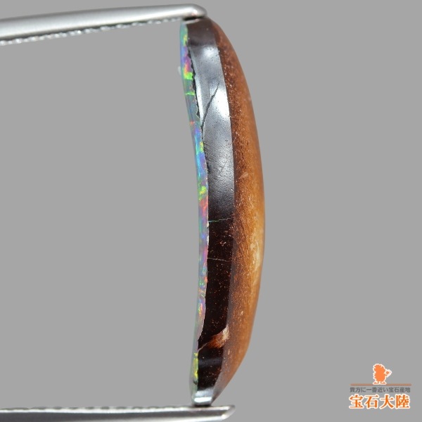 天然ボルダーオパール 9.05ct 【鮮烈ネオン遊色】　オーストラリア