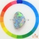 天然ボルダーオパール 9.05ct 【鮮烈ネオン遊色】　オーストラリア