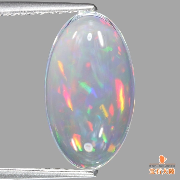 天然ウォーターオパール 2.26ct 【マルチ遊色】メキシコ 