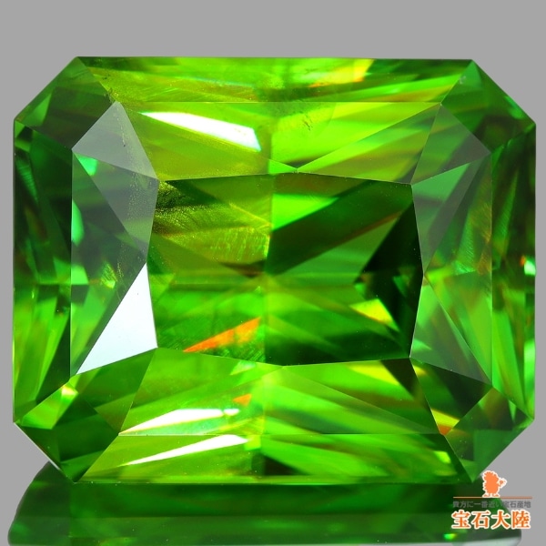 天然スフェーン 11.43ct 【Beautiful Green】 大粒美品 マダガスカル