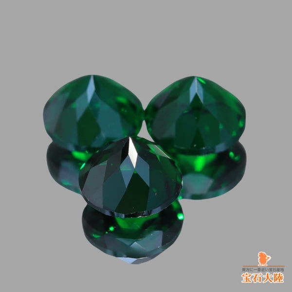 4.5mm◇天然ツァボライトガーネット 【濃色グリーン】 タンザニア