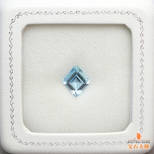 天然アクアマリン 2.11ct 【アメリカンカット】 マダガスカル
