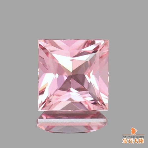 天然トルマリン 0.64ct 【ピンク】 プリンセスカット