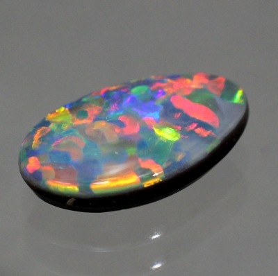 1.46CT天然ブラックオパール【マルチカラー・パズル】