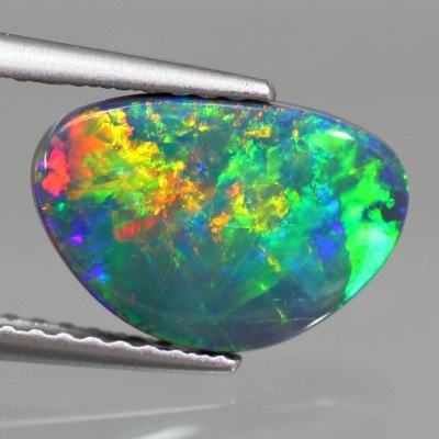 1.52ct天然ブラックオパール【鮮明発色】マルチカラー