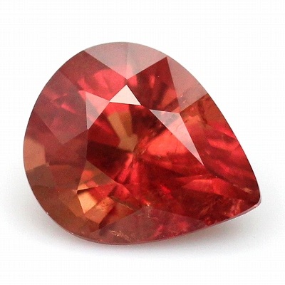 1.24ct天然オレンジサファイア【非加熱】タンザニア　鑑別付