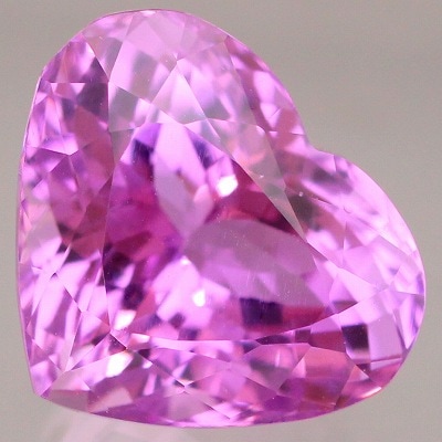 16.44ct天然クンツァイト【Beautiful Lilac Pink】ハート