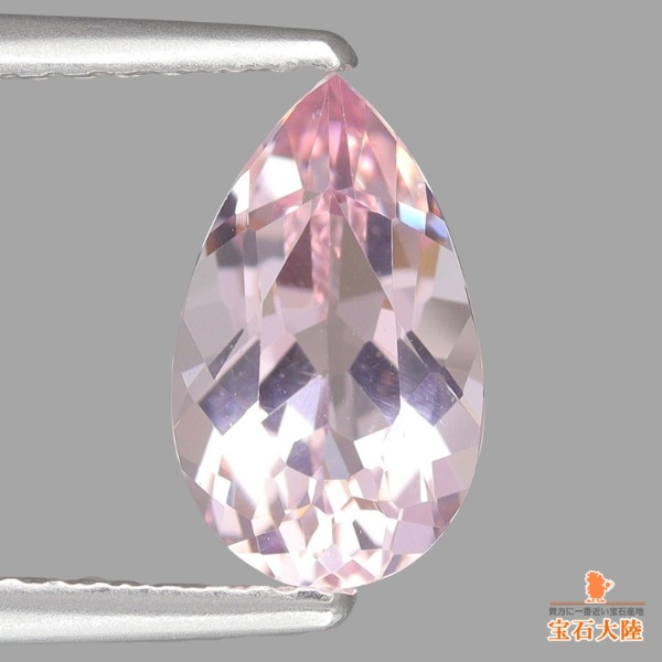 JN334-1 Pt900 トップ 約2.0ct ピンクモルガナイト JN334-1 Pt900 ペンダントトップ2.0ct ピンクモルガナイト
