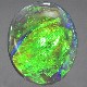 天然ブラックオパール 3.30ct【スーパーエレクトリックグリーン】強輝