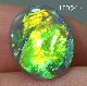天然ブラックオパール 3.30ct【スーパーエレクトリックグリーン】強輝