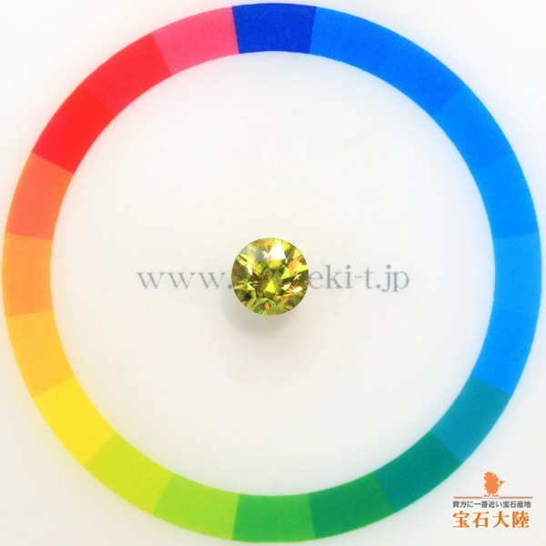 天然スフェーン 1.23ct 【煌めくイエロー】 マダガスカル