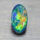 天然ブラックオパール 0.72ct 【カラフル美遊色】 鮮明
