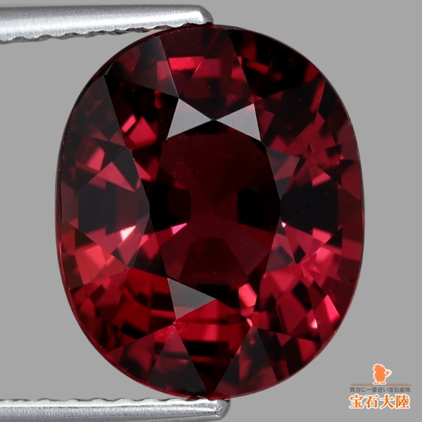 天然ロードライトガーネット 7.38ct 【ディープワインレッド】タンザニア