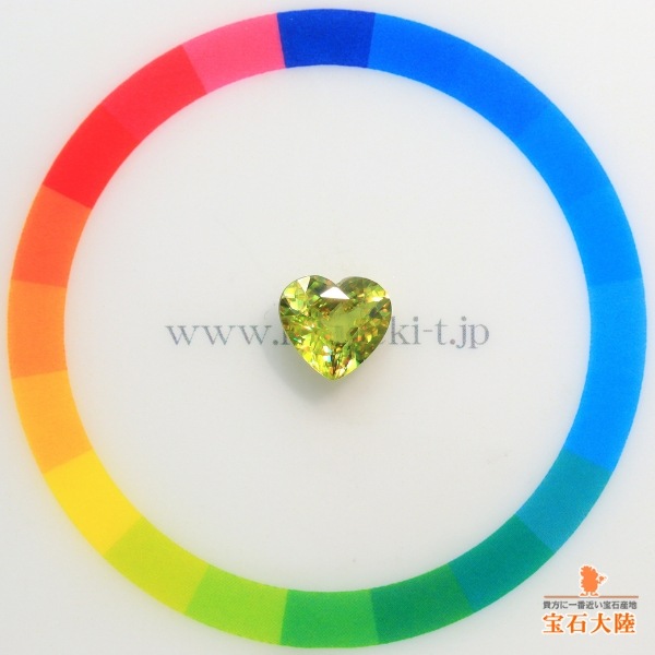 天然スフェーン 1.81ct 【グリニッシュイエロー】 マダガスカル