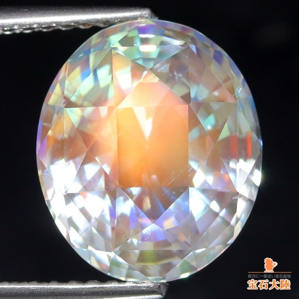 天然アンデシンラブラドライト 5.61ct 【レインボーシラー】 美品