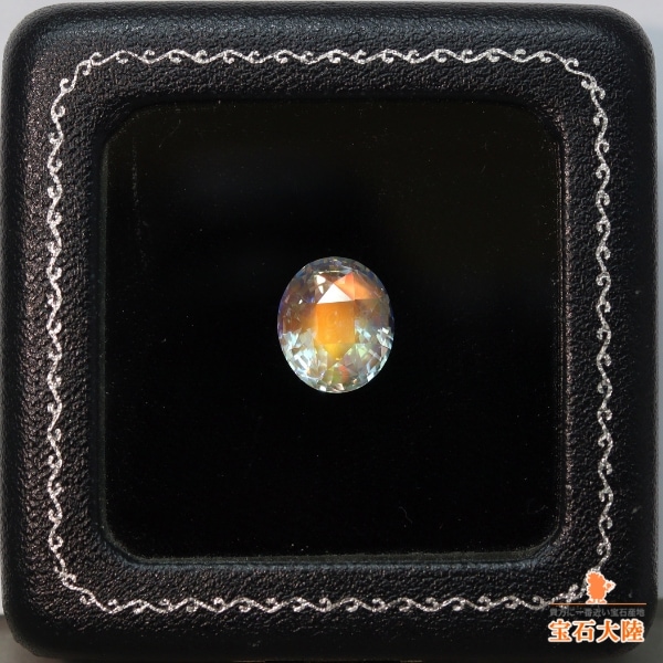 天然アンデシンラブラドライト 5.61ct 【レインボーシラー】 美品