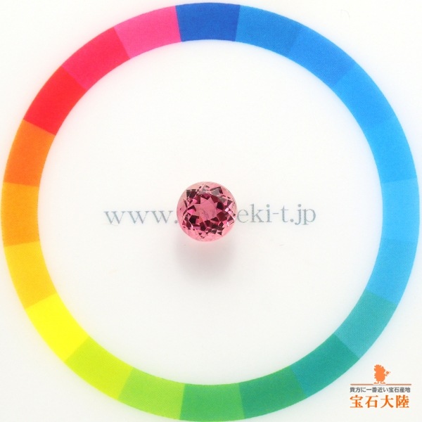 天然トルマリン 1.44ct 【ピンク】 ラウンド