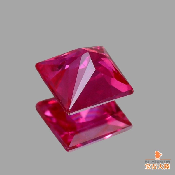 天然ルビー 0.28ct 【ミャンマー】 プリンセスカット