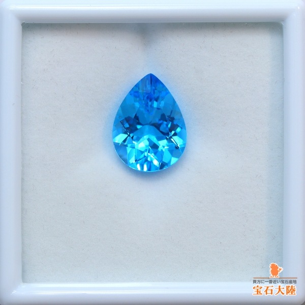 天然トパーズ 8.54ct【鮮やかスイスブルー】ブラジル 