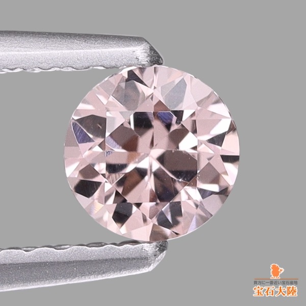 天然マラヤガーネット 0.41ct【シャンパンピンク】タンザニア