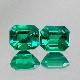 0.27ct/2P天然エメラルド【美濃色】ペア　コロンビア