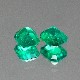 0.27ct/2P天然エメラルド【美濃色】ペア　コロンビア