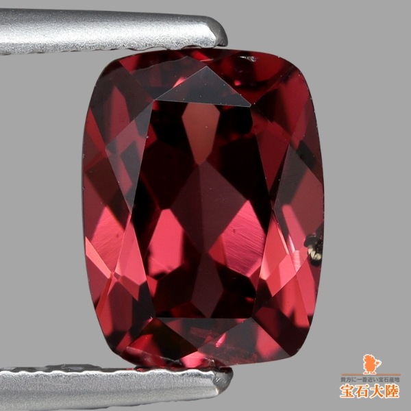 天然ロードライトガーネット 1.87ct 【ワインレッド】