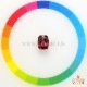 天然ロードライトガーネット 1.87ct 【ワインレッド】
