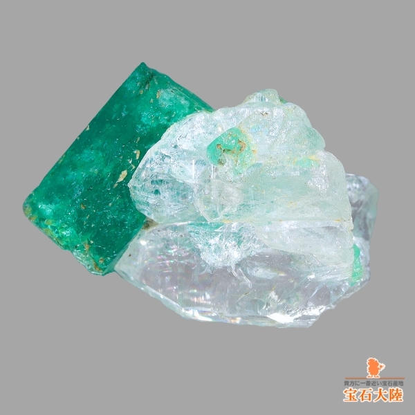 天然エメラルド 14.60ct 【母岩付原石】 コロンビア