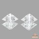 天然ダイヤモンド 0.55ct/2P 【オーキディアカット・ペア】D IF/D VVS2 GIA鑑定付 ※オーダー限定