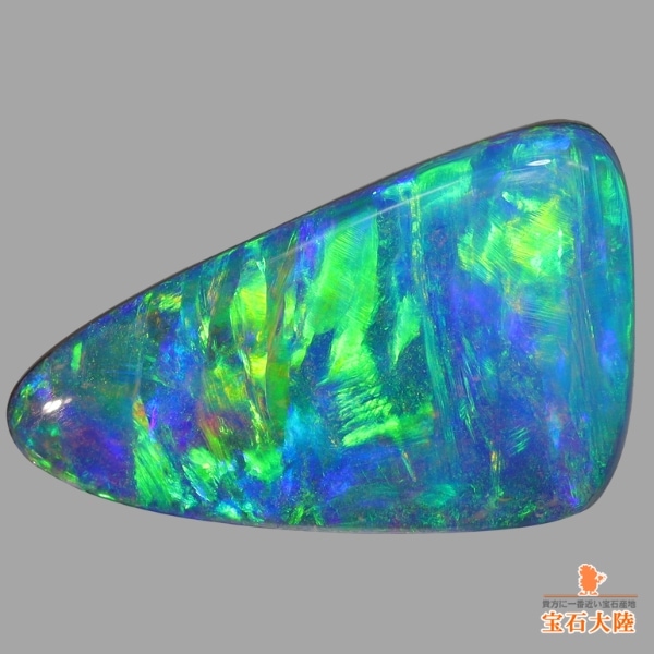天然ボルダーオパール 3.95ct 【ネオン美遊色】 高品質 オパールトン産出