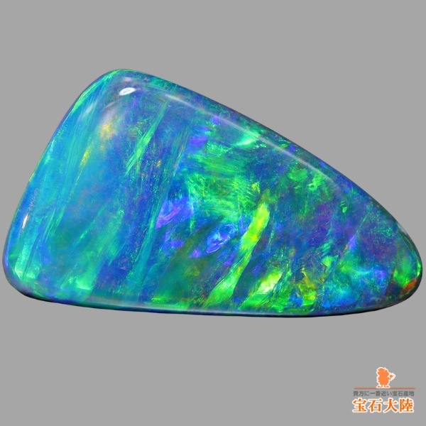 天然ボルダーオパール 3.95ct 【ネオン美遊色】 高品質 オパールトン産出