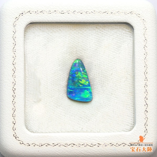 天然ボルダーオパール 3.95ct 【ネオン美遊色】 高品質 オパールトン産出