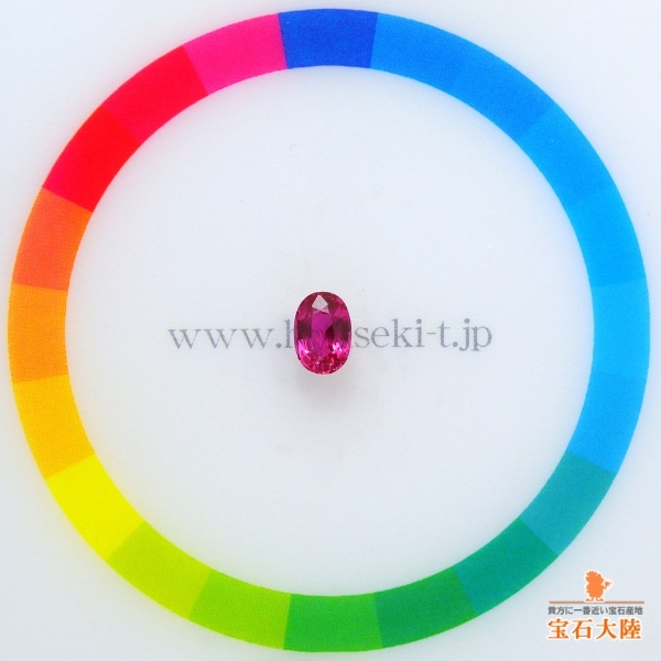 天然ルビー 0.66ct 【非加熱】モザンビーク 鑑別付 