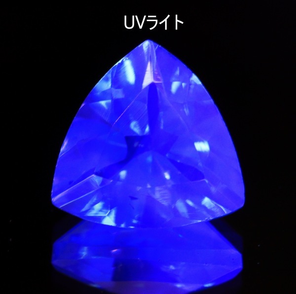 天然フローライト 2.47ct 【ブルーグリーン】 イギリス・ロジャリー