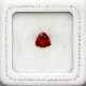 天然アンデシン 2.42ct 【美色レッド】 トリリアントカット