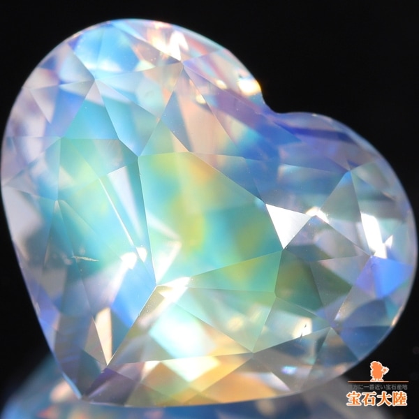 天然アンデシンラブラドライト 8.02ct 【幻想的レインボー】 極美品 日