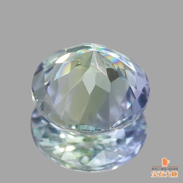 天然ゾイサイト 0.60ct 【マルチブルー】 タンザニア